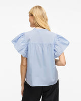 Lyseblå - Kentucky Blue - VILA - Bluse - 14109623