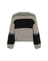 Sort - Black Beauty/Birch - Vila - Striktrøje - 14110358