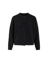 Sort - Black Beauty/DTM BOW - Vila - Cardigan - 14110465