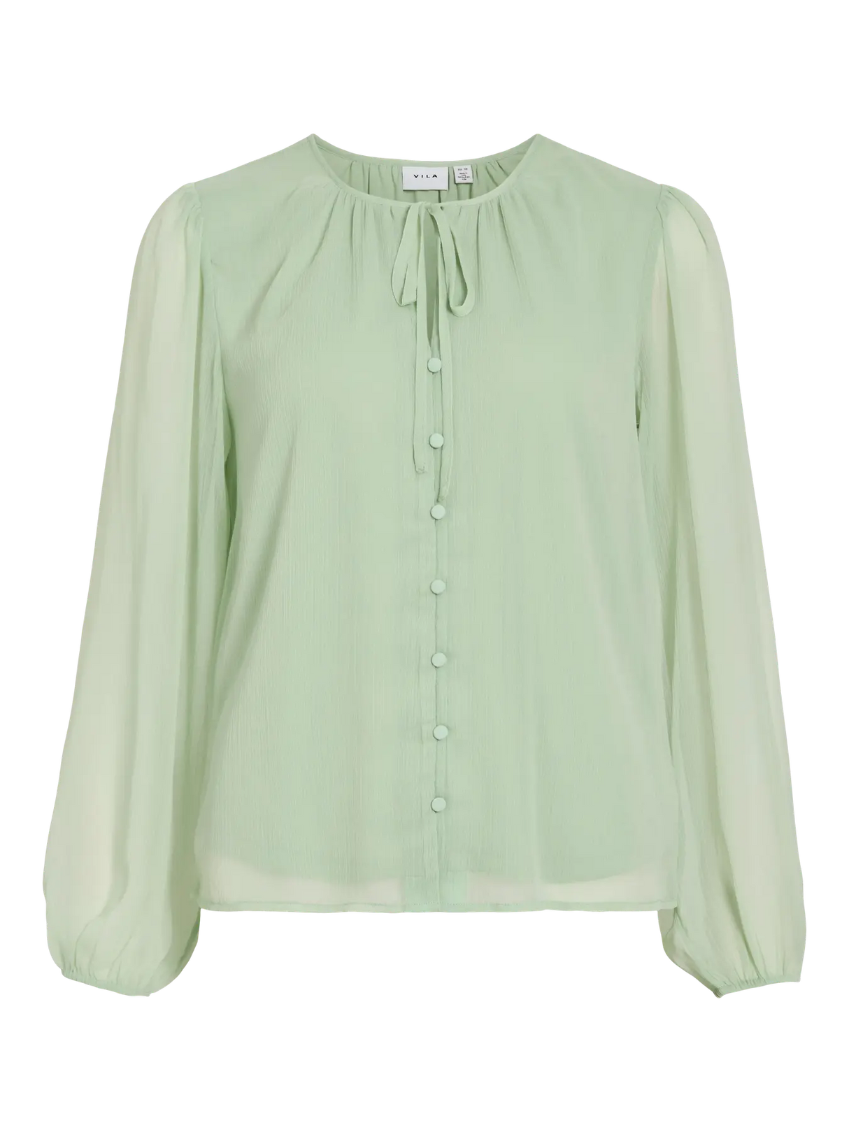 Smoke Green Bluse fra VILA - 14113007