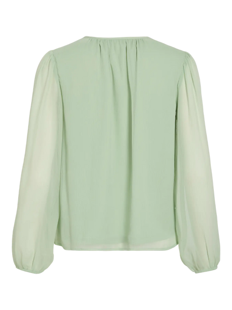 Smoke Green Bluse fra VILA - 14113007