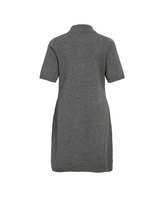 Grå - Medium Grey Melange - Vila - Polo strikkjole - 14114430