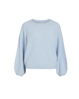 Lyseblå - Winter sky - Vila - Striktrøje - 14114992