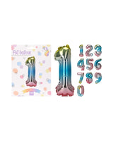 Folie ballon 40 cm 1 stk tal ballon