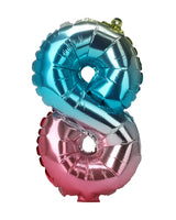 Folie ballon 40 cm 1 stk tal ballon