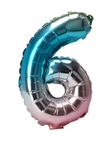 Folie ballon 40 cm 1 stk tal ballon