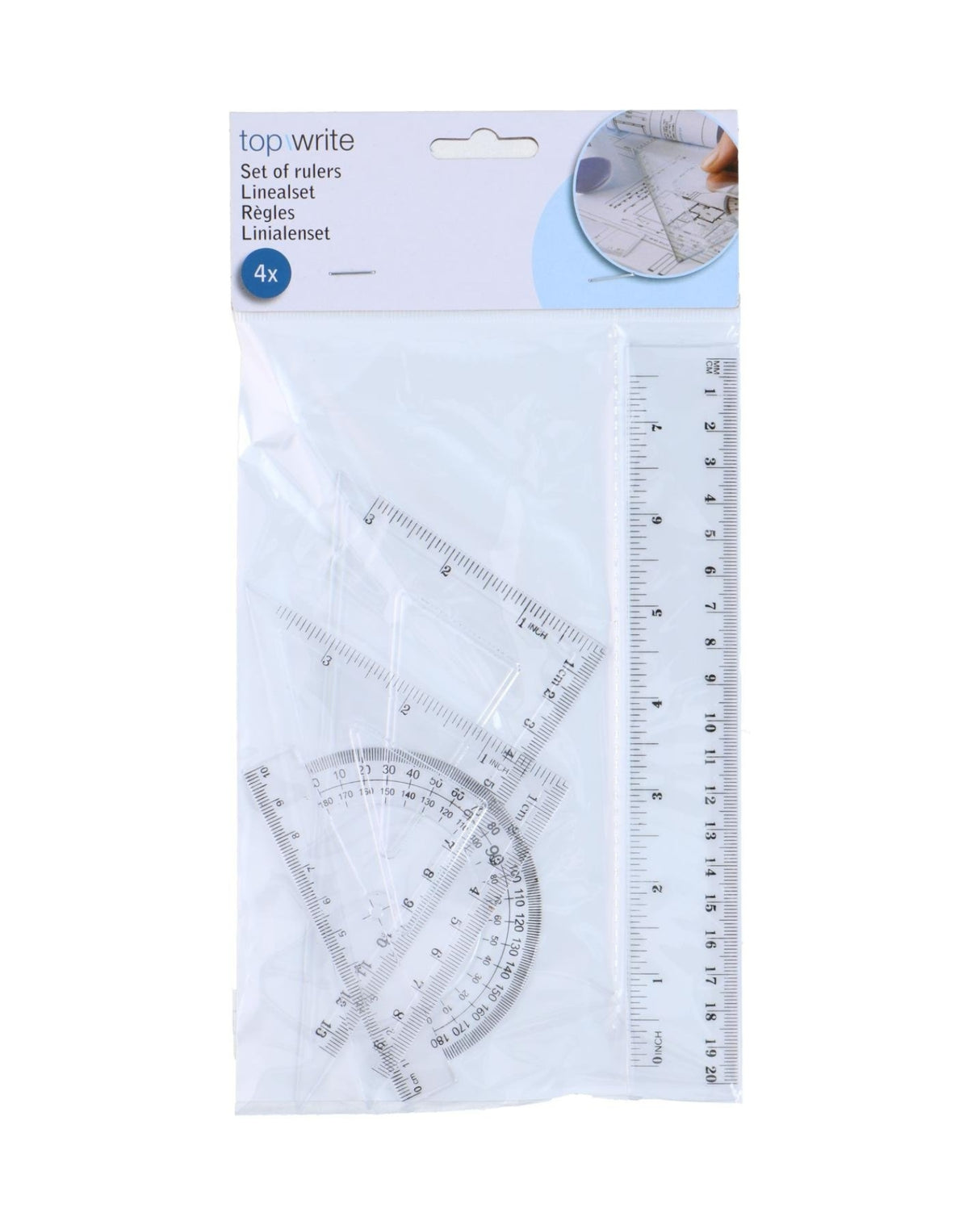Lineal sæt 4 dele