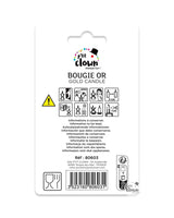 Fødselsdags lys 12 stk - Guld