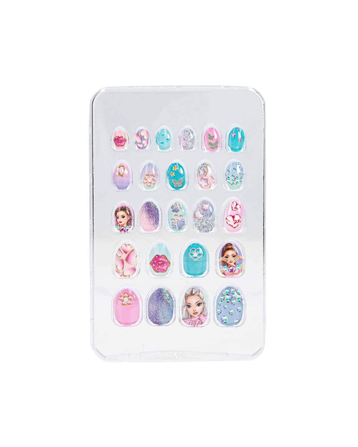 TOPModel Deco Negle Glitter BE AUTY and ME