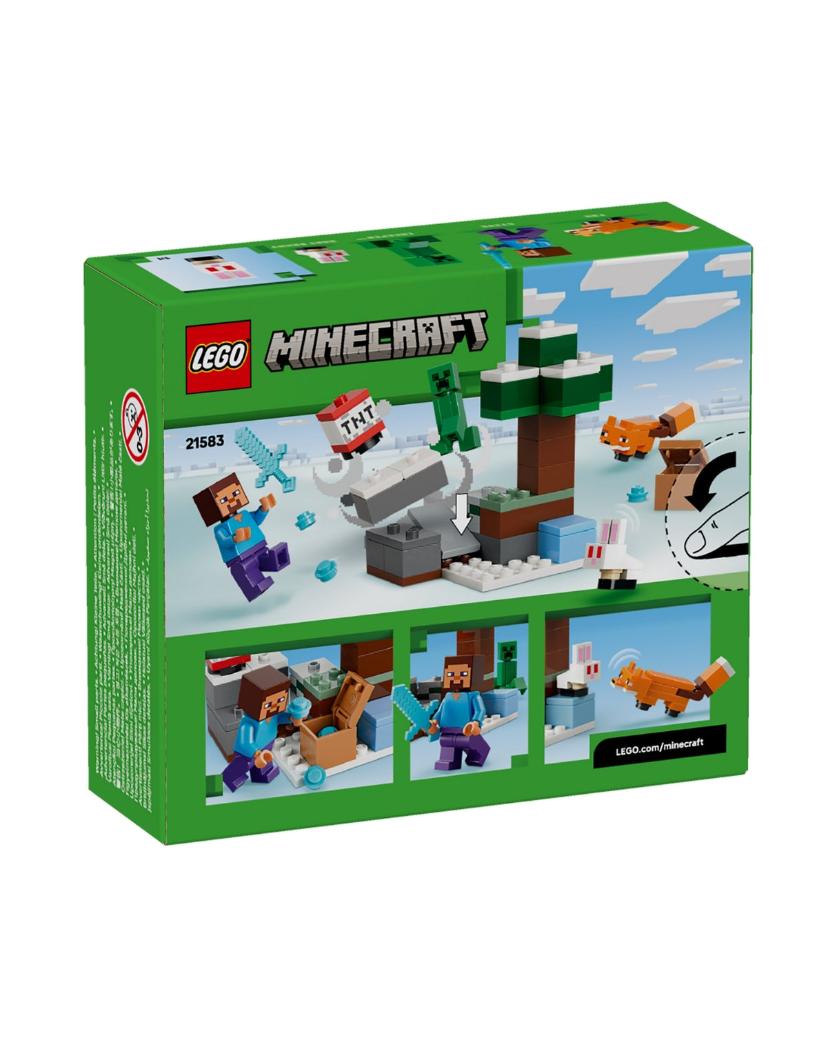 LEGO 21583 Steves tajga-eventyr - LEGO Minecraft 21583