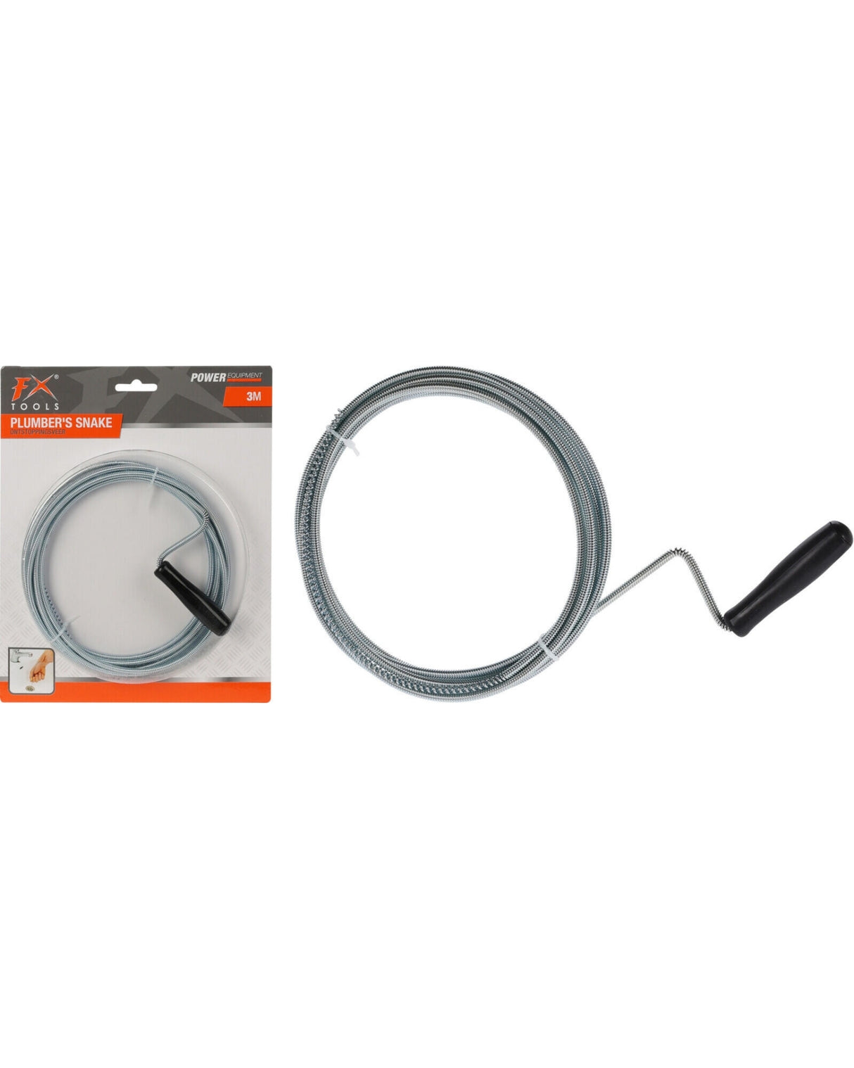 Afløbs rensefjeder 3 meter