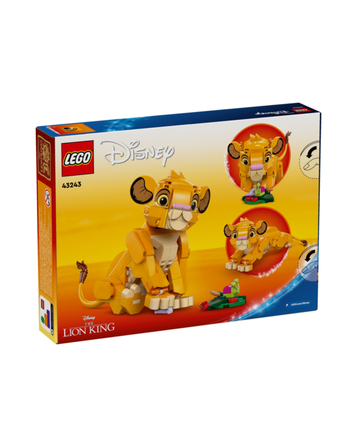 LEGO 43243 Simba som unge - Løvernes konge - LEGO Disney