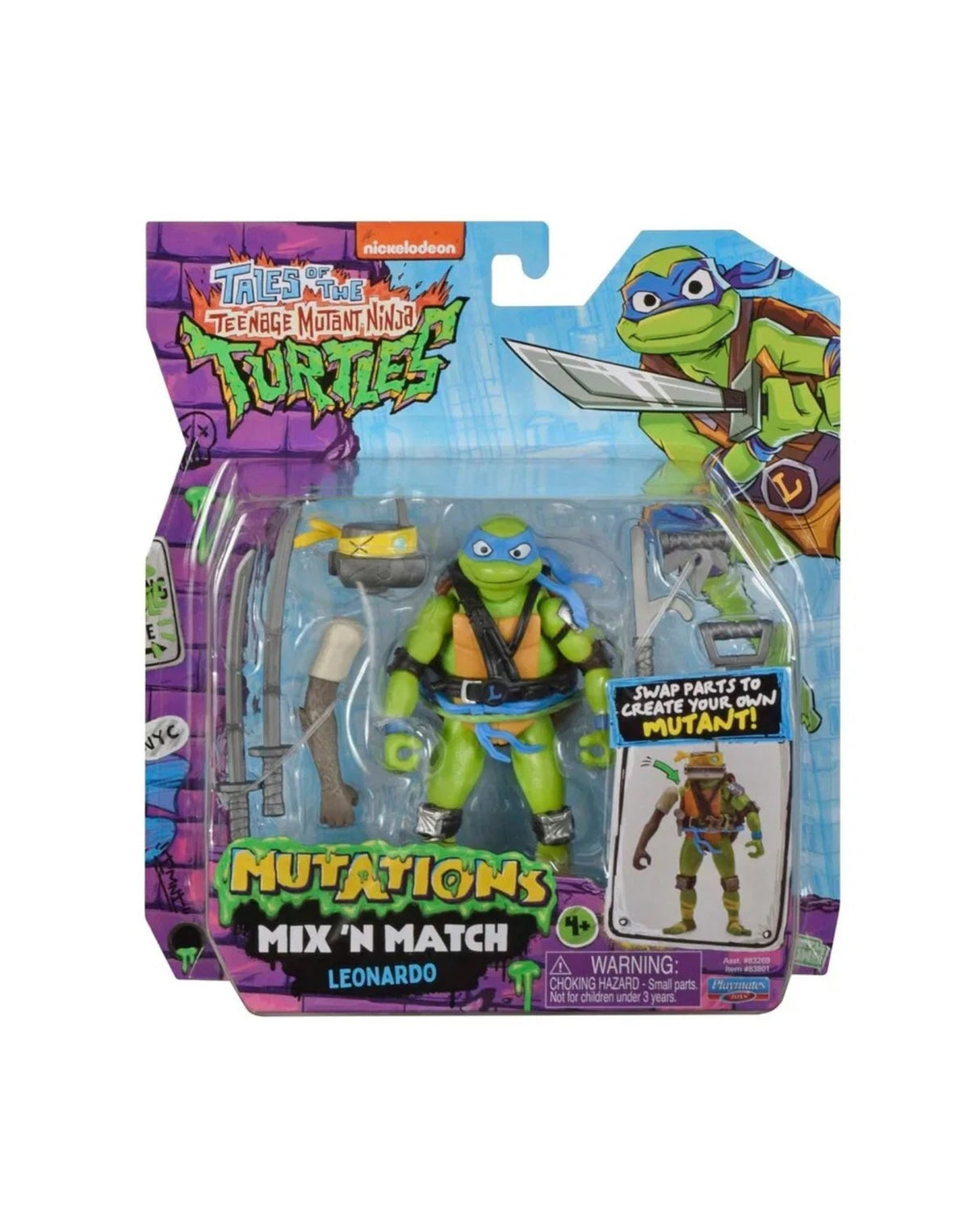 Turtles Tales Of Mutations Basic Figures - Leonardo