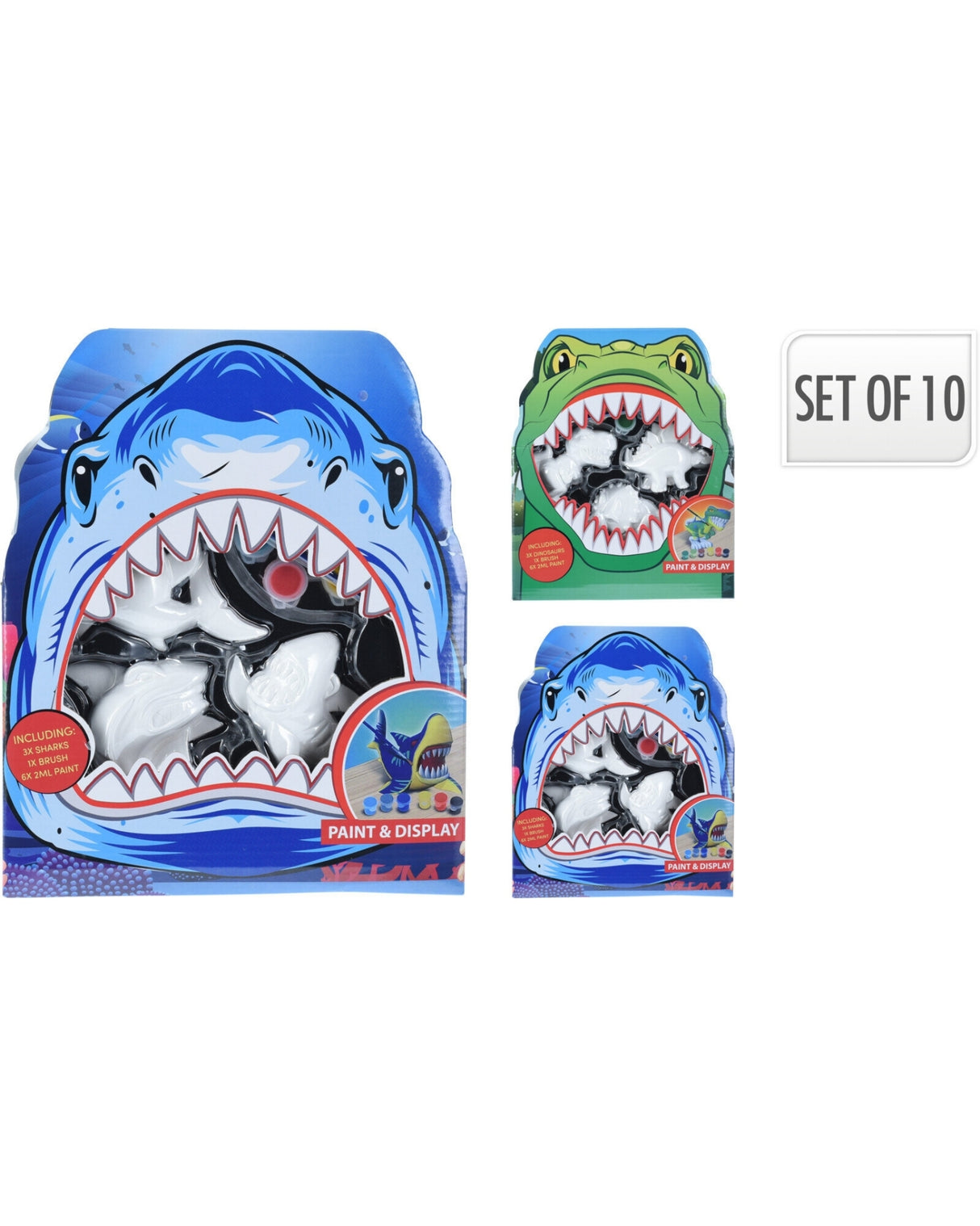 Gips sæt med maling 1 stk