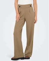 Brun - Sepia Tint/Black Buttom - JDY - Bukser - 15208430