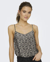 Navy/Offwhite - Sky Captain - Top - Mønstret - 15305966