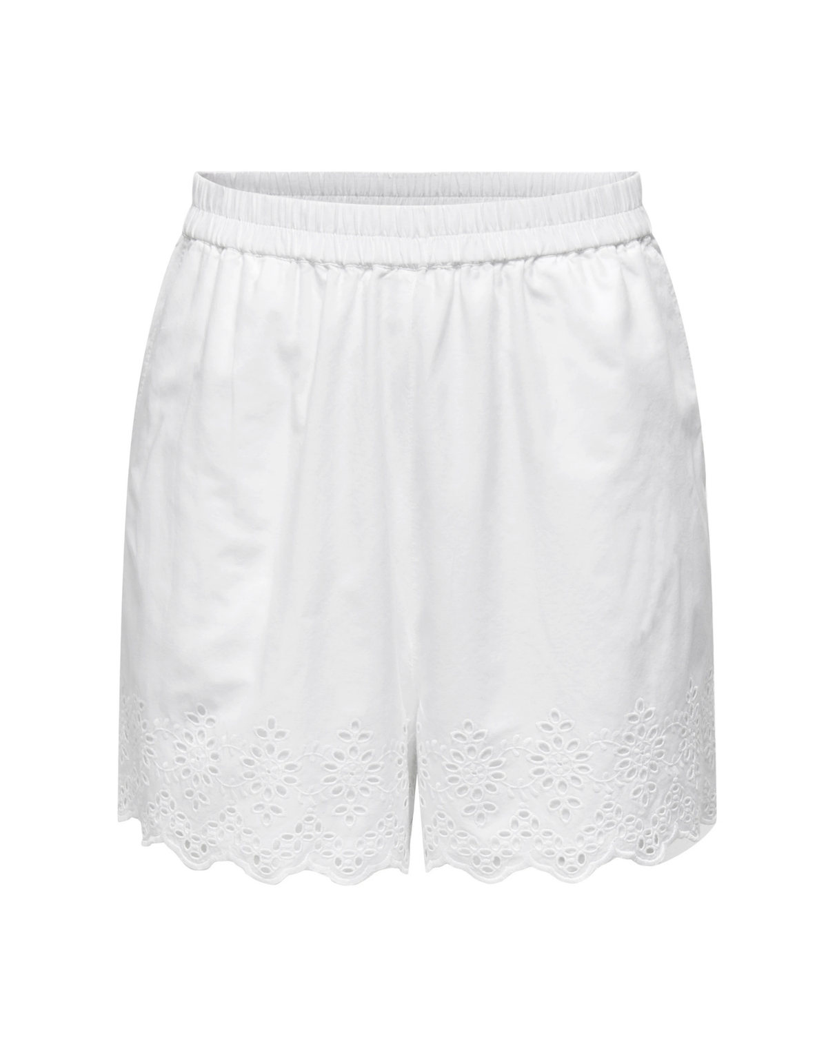Hvid - Bright White - Only - Shorts - 15313167