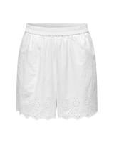 Hvid - Bright White - Only - Shorts - 15313167