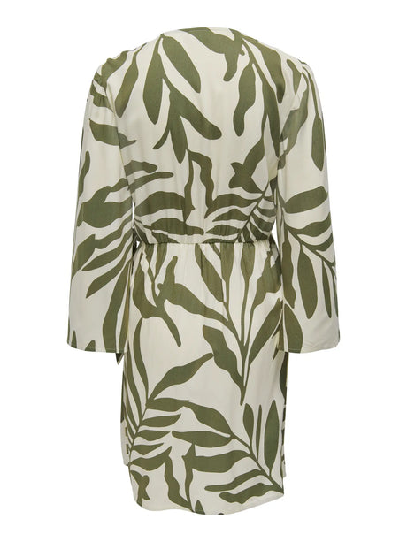 Grøn/Hvid - Sandshell - Deep Liche - Kjole - 15321349