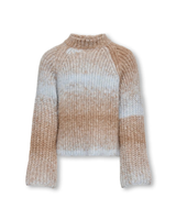 Brun - Cloud Blue - Only - Striktrøje - 15332475