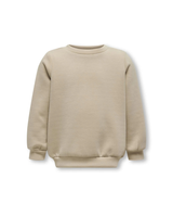 Beige - Humus - Only - Sweatshirt - 15334219