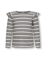 Hvid - Cloud dancer - Only - Bluse - striber - 15337713