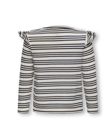 Hvid - Cloud dancer - Only - Bluse - striber - 15337713