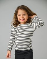 Hvid - Cloud dancer - Only - Bluse - striber - 15337713