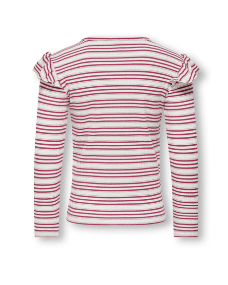 Rød - Cloud Dancer/Rose Wine - Only - Bluse - 15337713