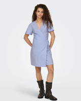 Lyseblå - Cloud Dancer/Frozen FJO - JDY - Kjole - 15345577