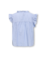 Blå - Cashmere Blue - White - ONLY - Top - 15345850
