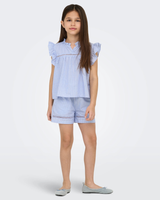 Blå - Cashmere Blue - White - ONLY - Top - 15345850