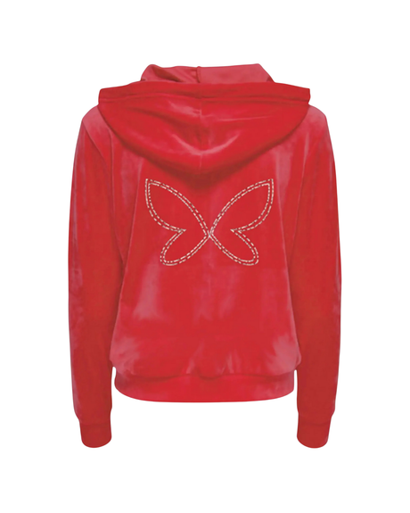 Rød - Racing Red - Only - hættetrøje - 15346057