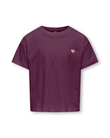 Lilla - Mauve Wine - Kids ONLY - T-shirt - hjerte - 15347634
