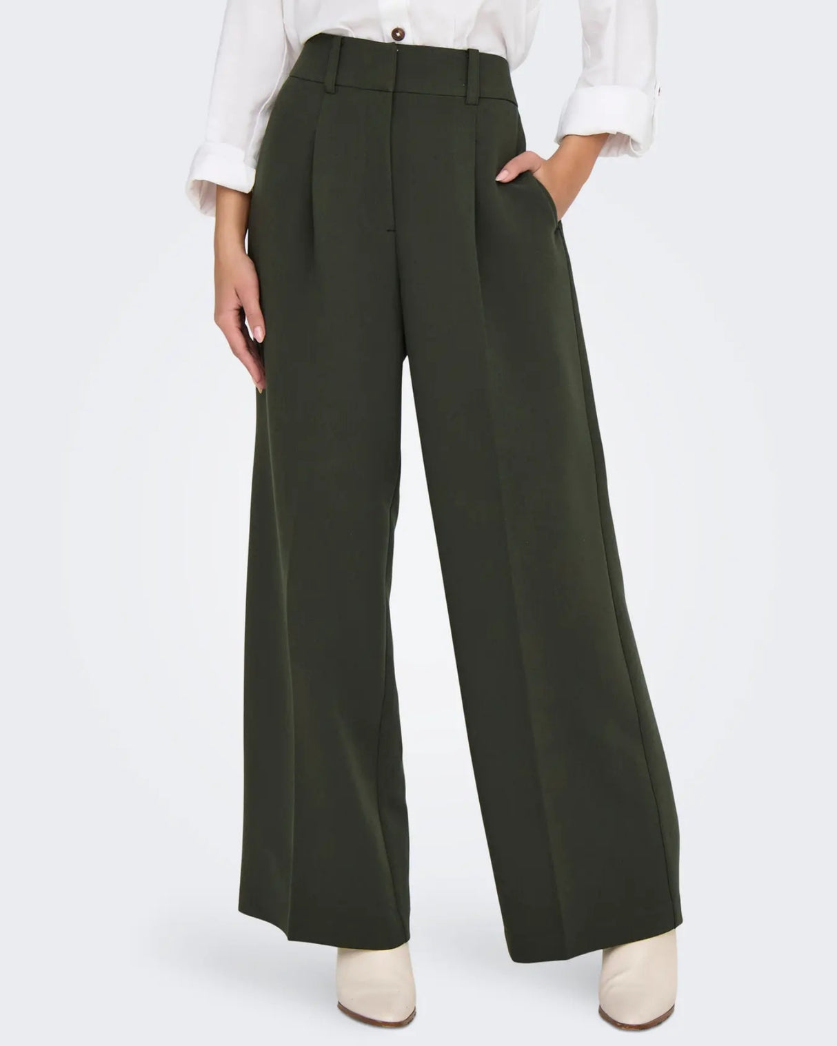 Grøn - Peat - JDY - Bukser - 15349004