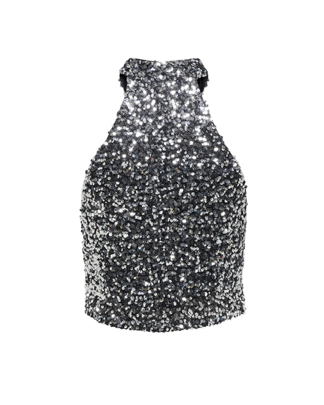 Sølv - silver - JDY - paillette top - 15352965