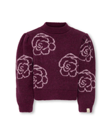 Mauve wine - Only - Strik trøje- 15356388