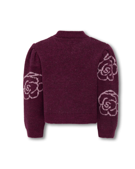 Mauve wine - Only - Strik trøje- 15356388