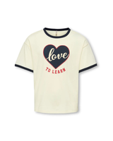 Offwhite - tofu love - ONLY - T-shirt - 15361490