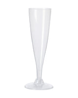 Champagne glas i plast 130ml 4 stk.