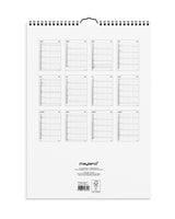 Familiekalender Sort Og Hvid 3 Stk. 2027