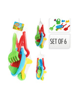 Sandsæt med trillebør 6 dele