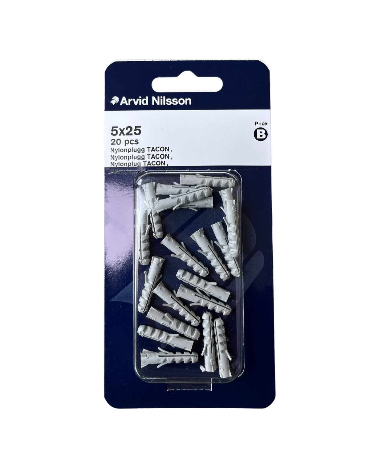 Plug tacon 5X25 nylon 20 Stk