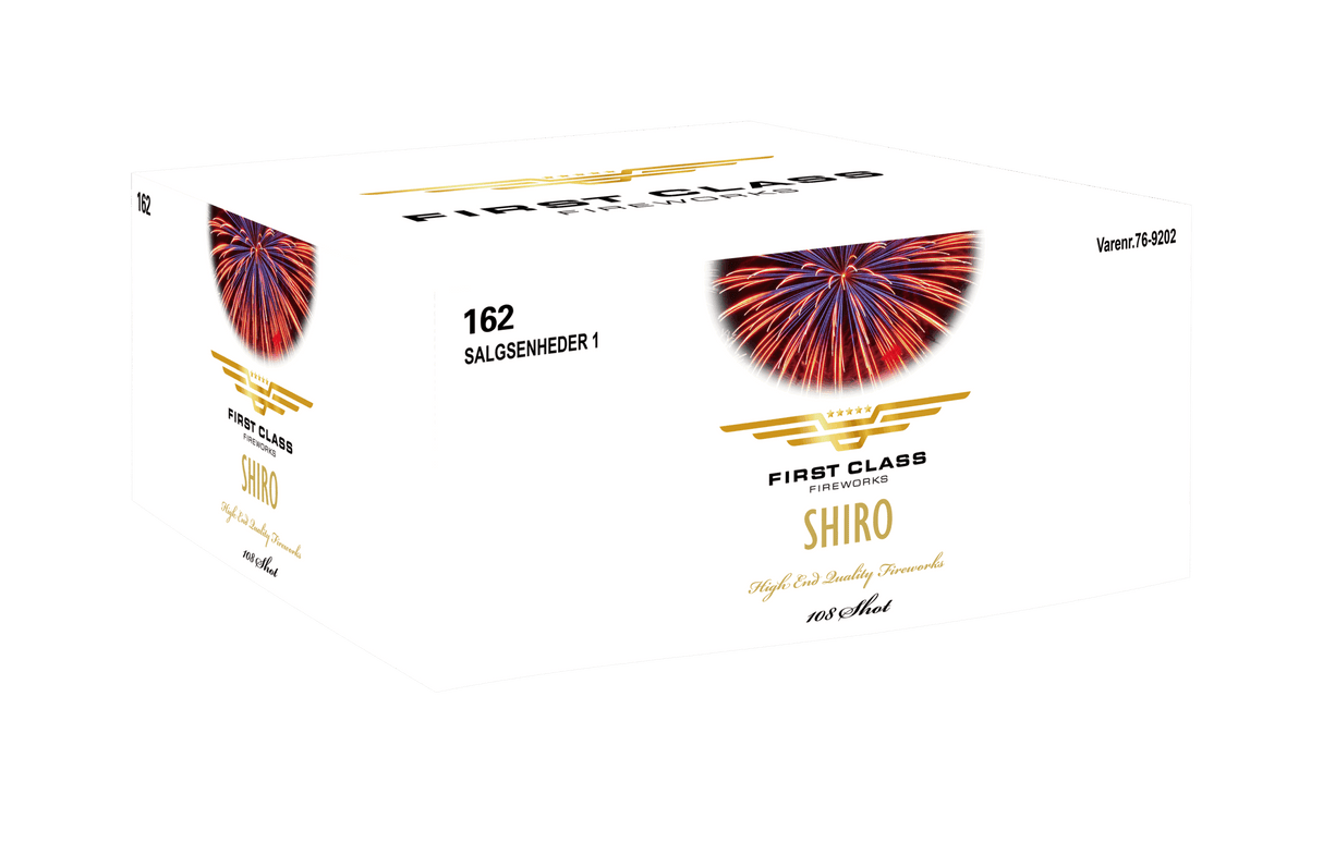 (162) Shiro 108 skud - 25 mm Compound batteri