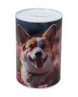 Money box in metal 10x15cm 1pc