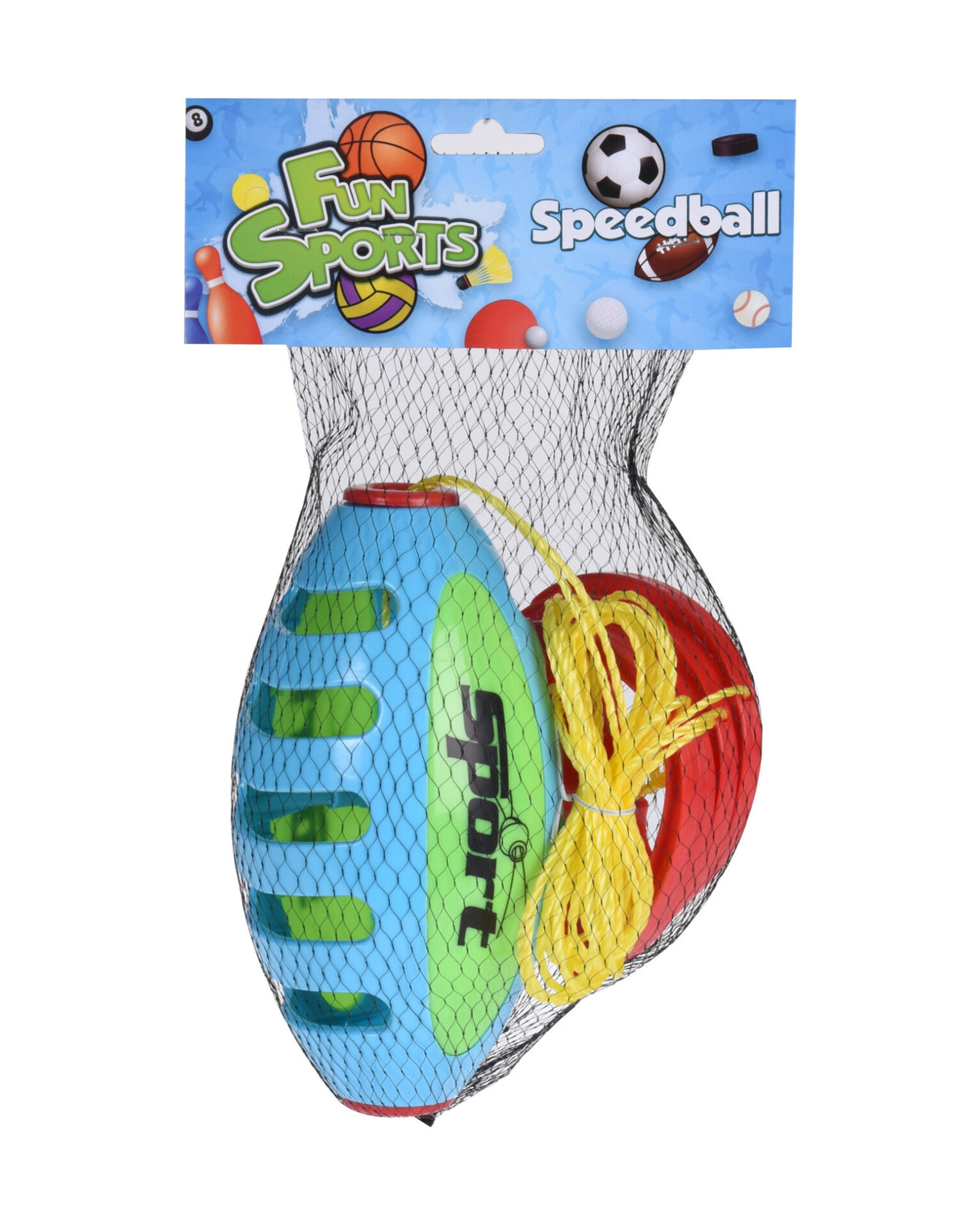 Speedball i net – assorterede farver