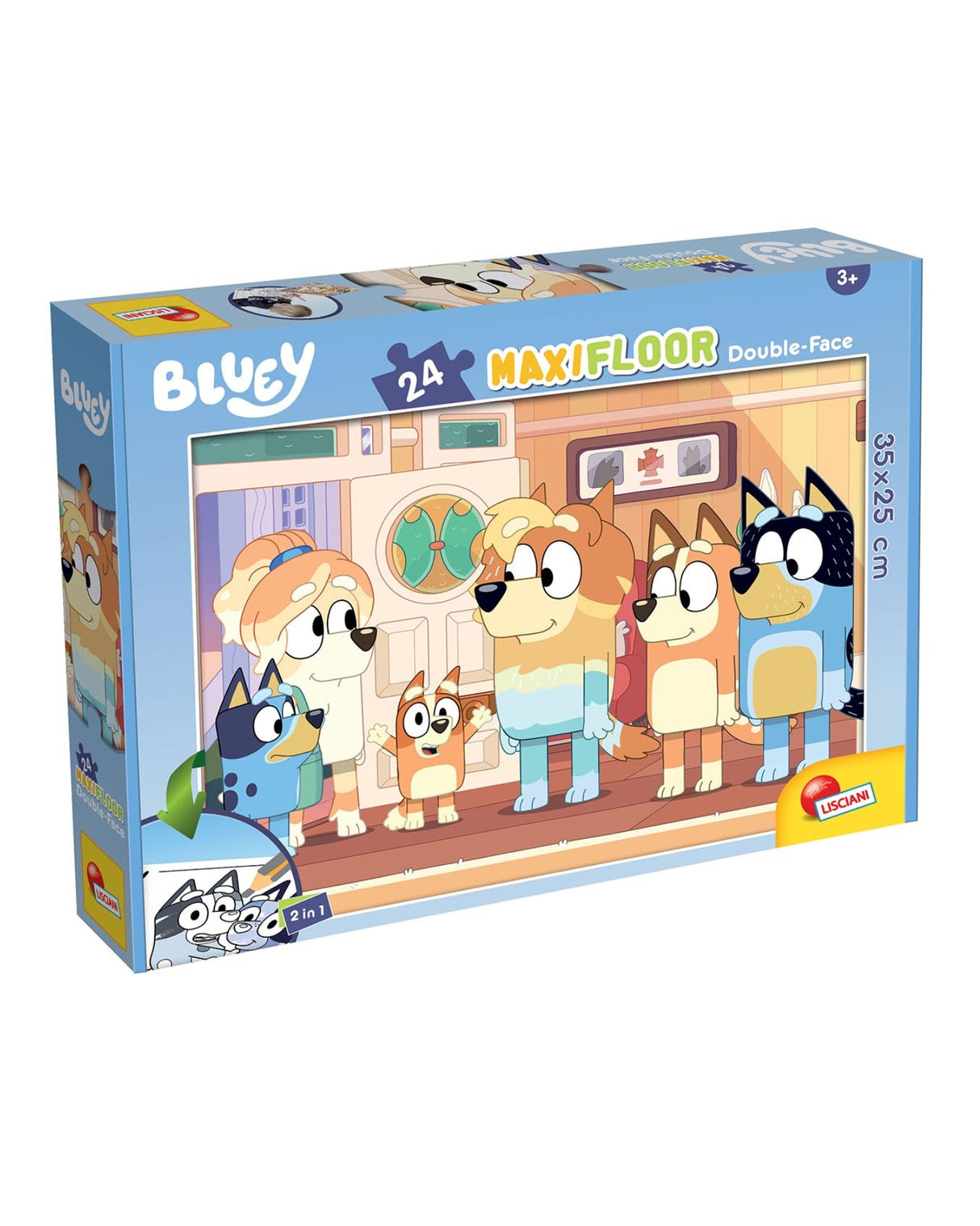Bluey MAXI puslespil 24 brikker