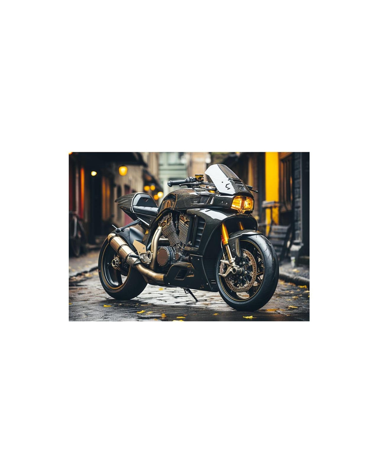 Puslespil med 500 brikker - Motorcykel