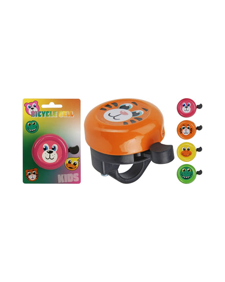 Børnecykelklokke med dyremotiver – 53 mm