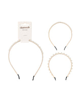 Hårbånd metal med perler